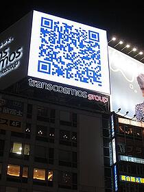 A giant QR Code linking to a website, to be re...