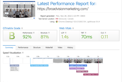 Broadvision Marketing Website Audit